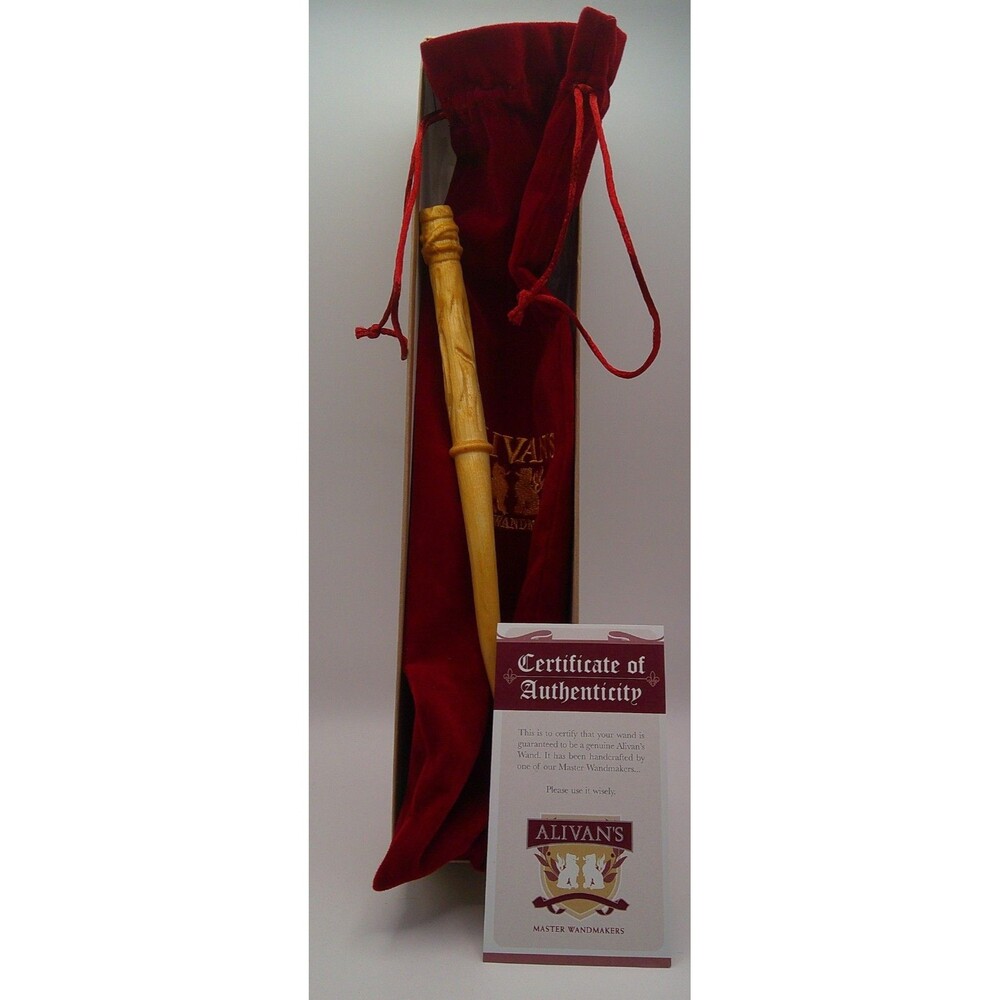 Wand - Alivans Master Wandmakers-Birch 12.25" Complete Box/Bag/Cert